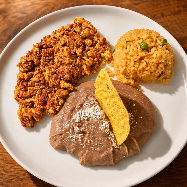 Huevos con Chorizo.
