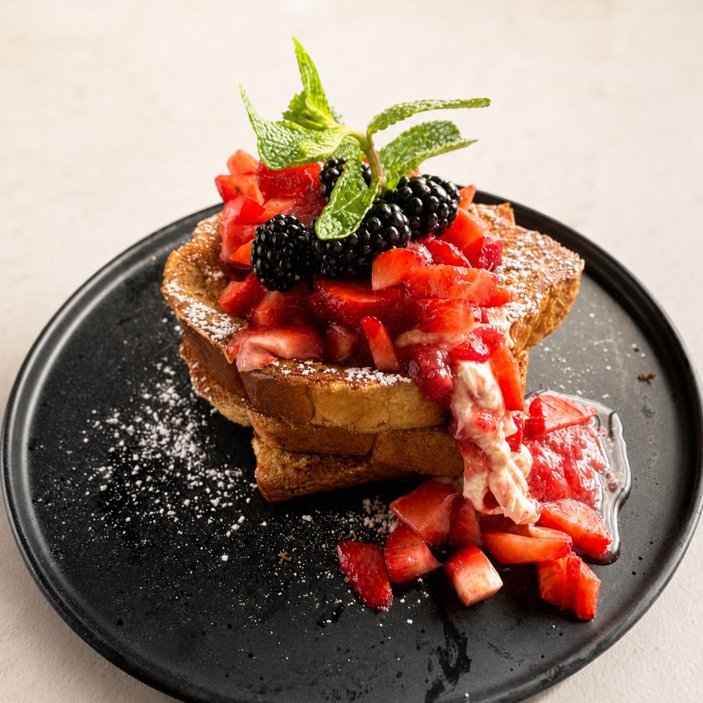 Berries and Cream French Toast.