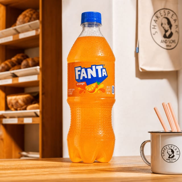 Fanta Orange, Bottle.